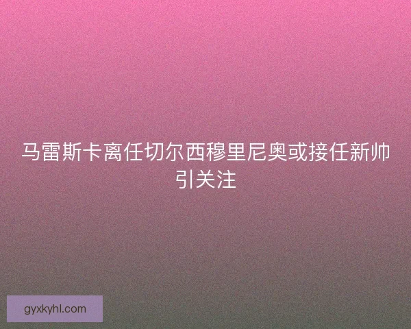 马雷斯卡离任切尔西穆里尼奥或接任新帅引关注 马雷斯卡离任切尔西穆里尼奥或接任新帅引关注